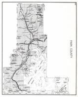 Park County, Custer National Forest, Yellowstone, Absaroka, Duderanch, Corwin Springs, Gardiner, Sphinx, Carbella, Miner, Montana State Atlas 1950c